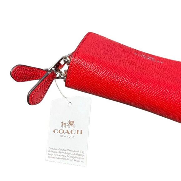 NWT Coach Mini Double Zip Wallet Coin Purse - Picture 7 of 9